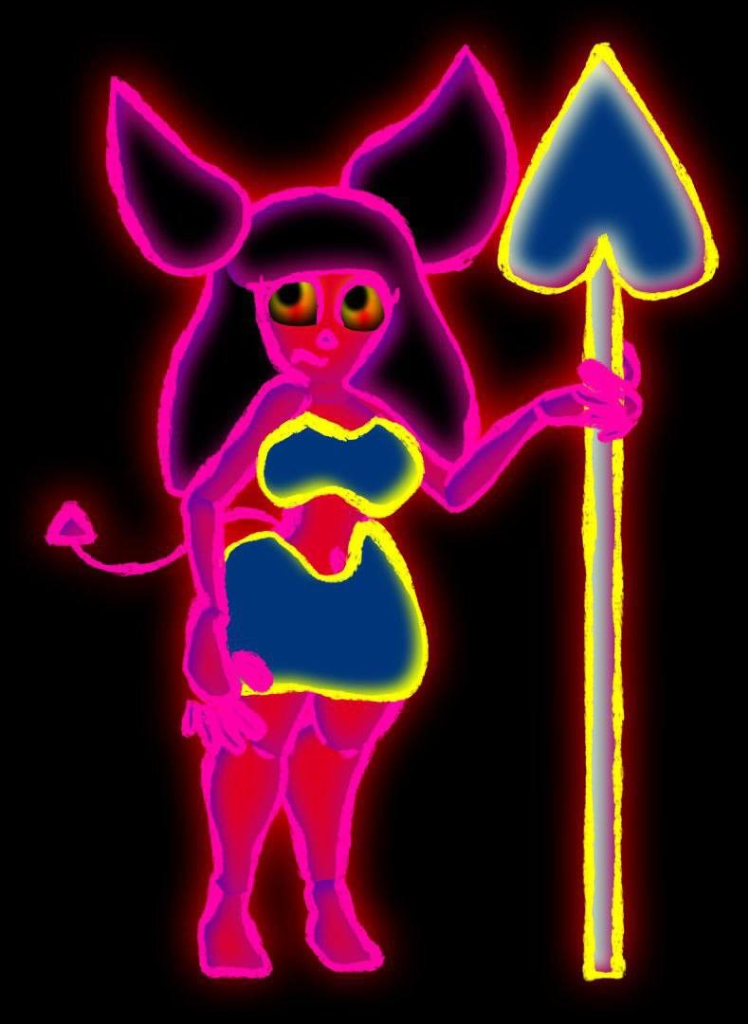 Tarkiss Devi - Neon Devil Girl